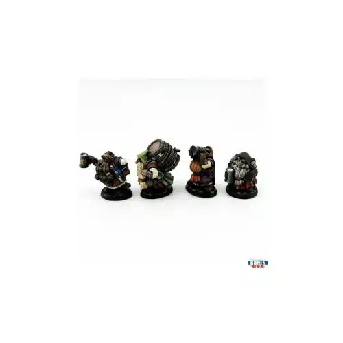 Drinking Dwarves - Unpainted Miniatures