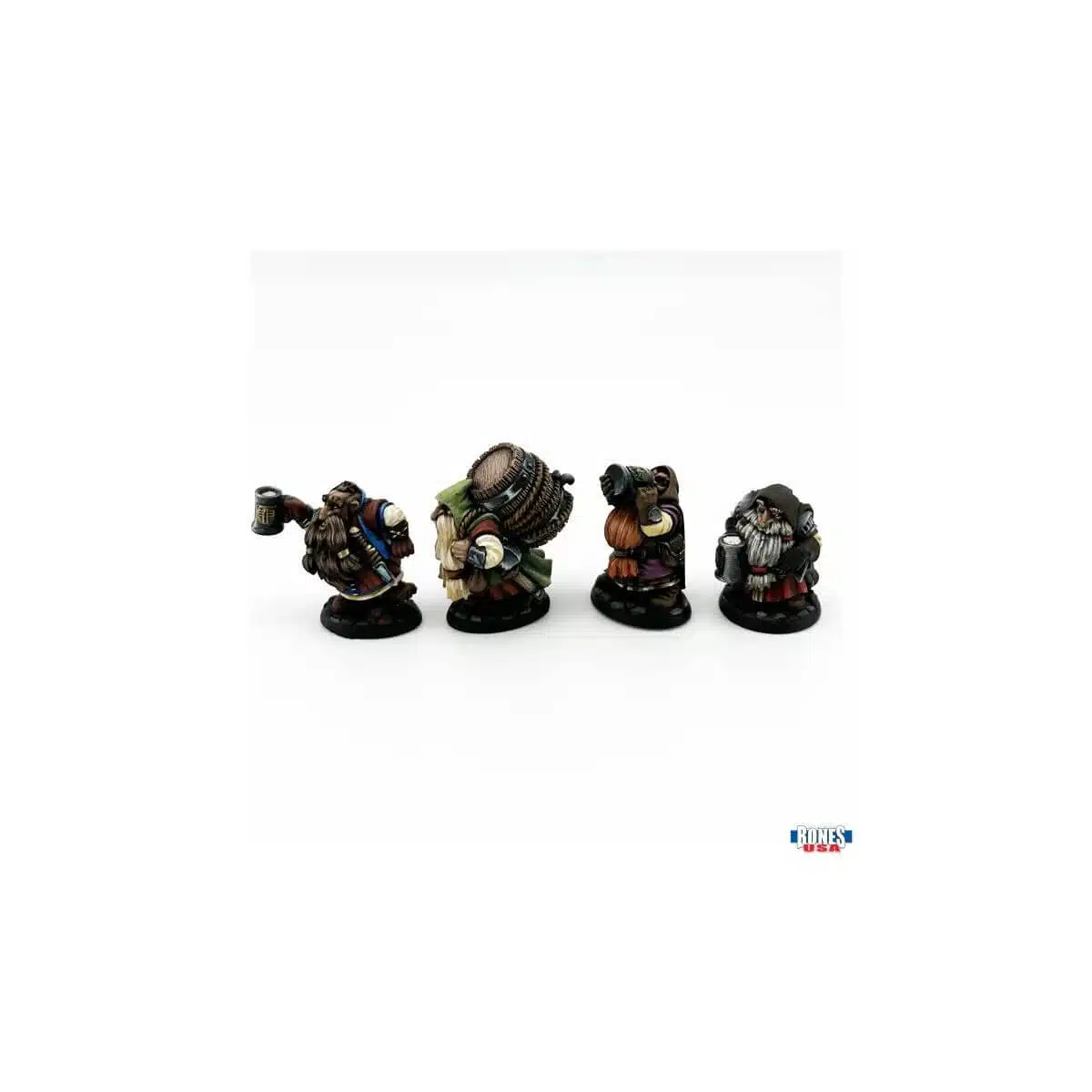 Drinking Dwarves - Unpainted Miniatures