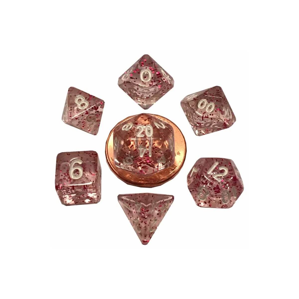 Ethereal Light Purple - Mini Dice set - 7 stuks