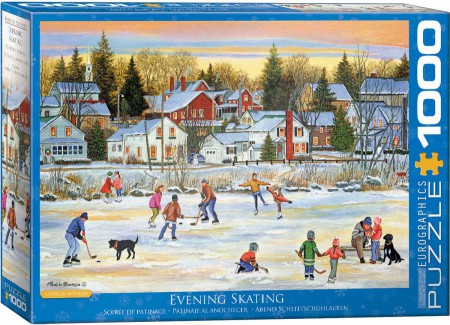 Evening Skating - 1000 Stukken puzzel
