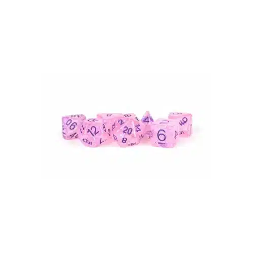 Flash Pink - Dice set - 7 stuks