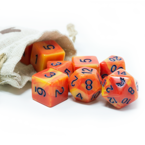Humblewood Alderheart Ember Dice + Pouch