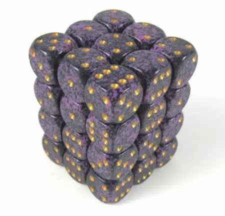 Hurricane Speckled D6 12mm (36 stuks)