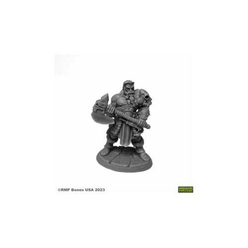 Kreed Bloodbeard, Barbarian - Unpainted Miniatures