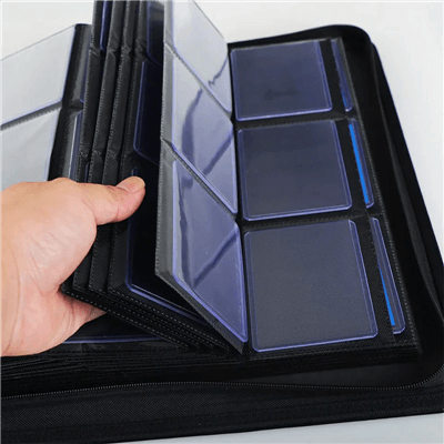 PRE-ORDER Black - Zipped 9-Pocket Toploader Binder