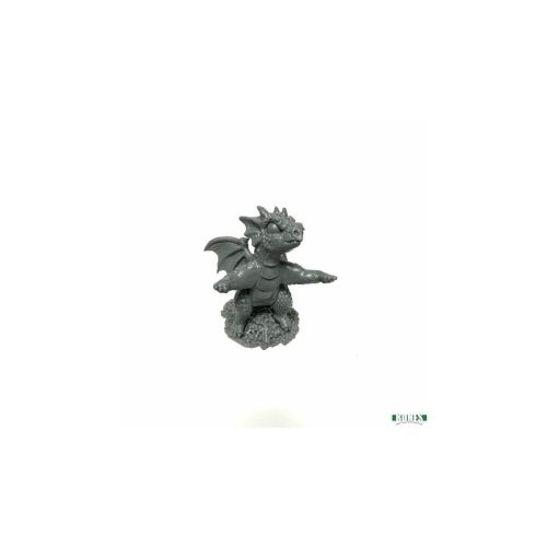 Rocky the Dragon, Brush Holder - Unpainted Miniatures