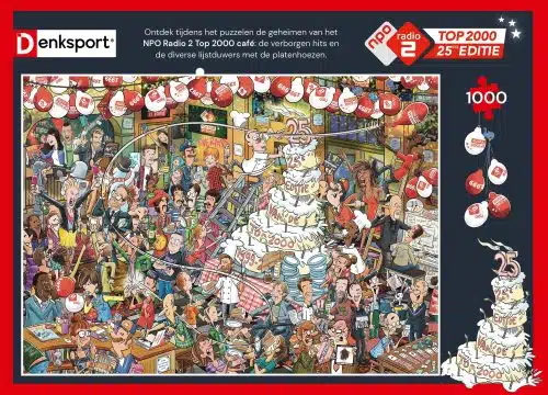 Top 2000 Jubileum Editie - 1000 stukken puzzel