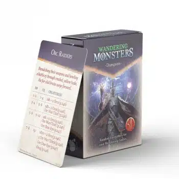 Wilderlands - Wandering Monsters Deck - D&D