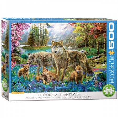 Wolf Lake Fantasy - 500 XL stukken puzzel