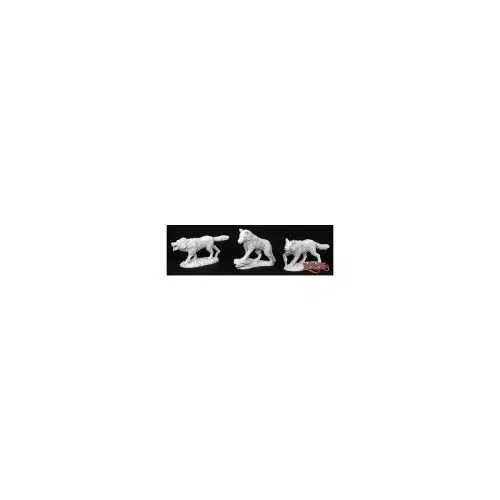 Wolf Pack - Unpainted Metal Miniatures