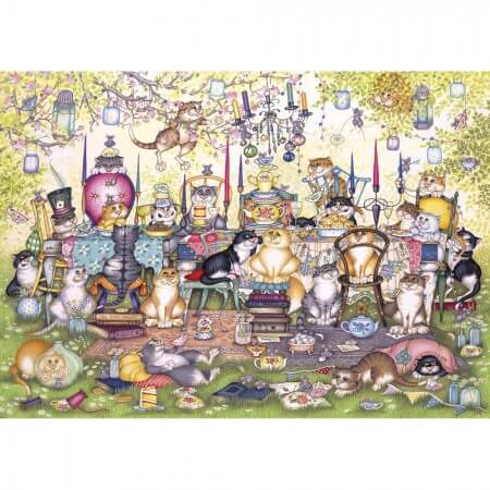 Mad Catter's Tea Party - 250 XL Puzzel