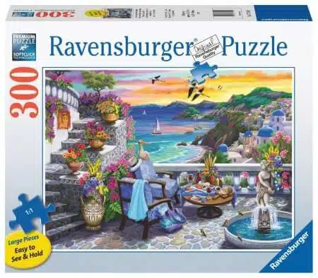 Santorini Sunset - 300 stukken XL puzzel