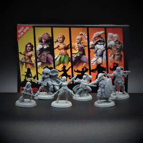 Axe and Fist - Unpainted Miniatures