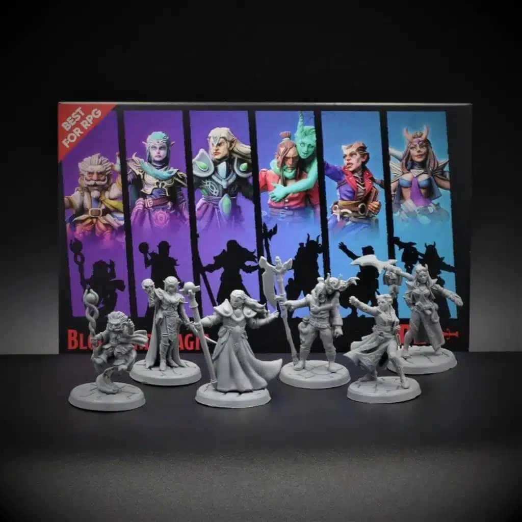 Blood and Magic - Unpainted Miniatures