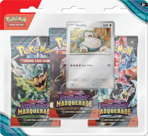 PRE-ORDER Snorlax - 3-Pack Blister - Twilight Masquerade