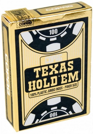 Texas Hold 'Em Gold - Jumbo Index Pokerkaarten