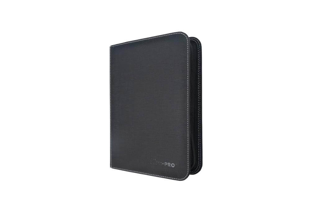 Black - Toploader Zippered 4-Pocket Premium Pro-Binder