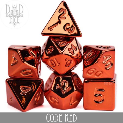Code Red - Dice set - 7 stuks