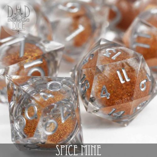 Spice Mine - Liquid Core Dice set - 7 stuks
