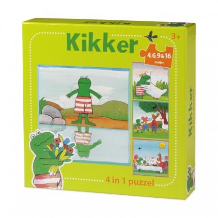 De Wereld van Kikker - 4 in 1 puzzel