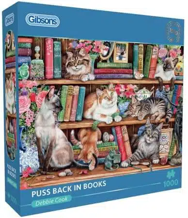 Puss Back in Books - 1000 stukken puzzel