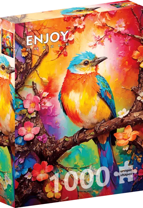 Colorful Birdie - 1000 stukken puzzel