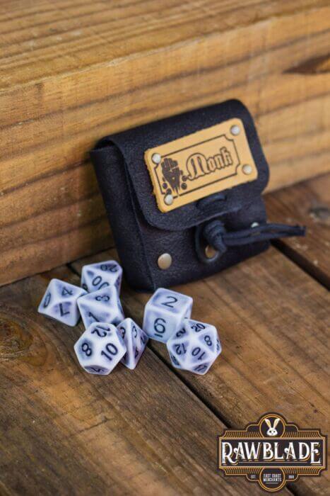 Monk - Dice Set With Bag - Rawblade