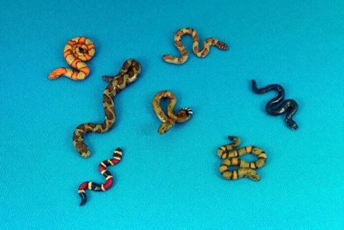 Snakes - Unpainted Metal Minature
