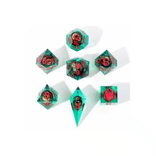 ''Always Watching'' Wraithbound - Liquid Core Dice set - 7 stuks