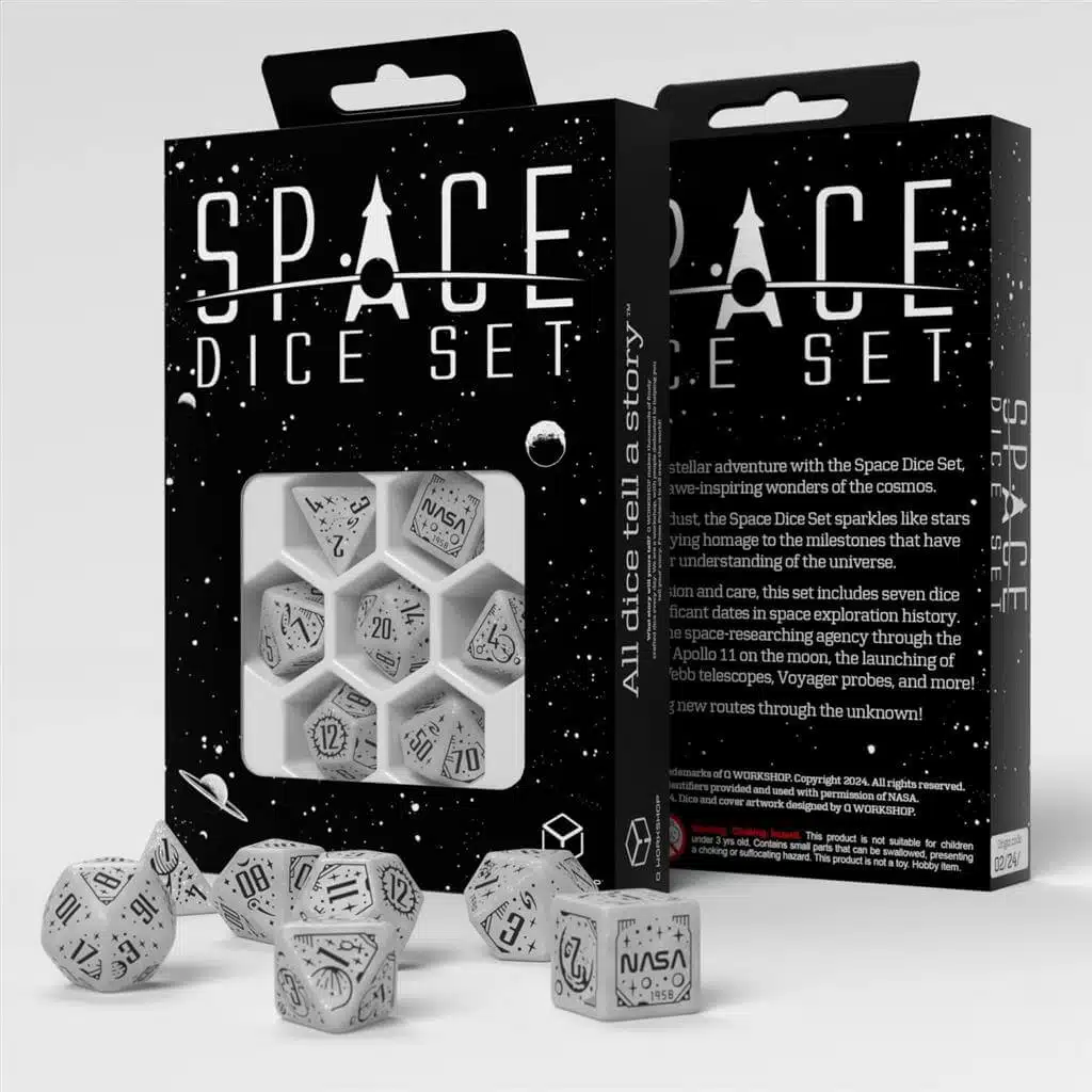 Apollo Space Dice Set - 7 stuks