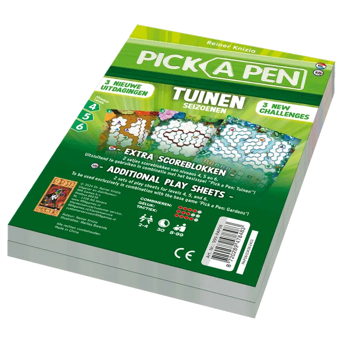 Seizoenen Scoreblokken - Pick A Pen - Tuinen