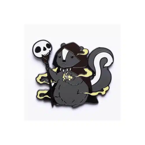 Balthazar Grimheart-Skunk Warlock - Enamel Pin