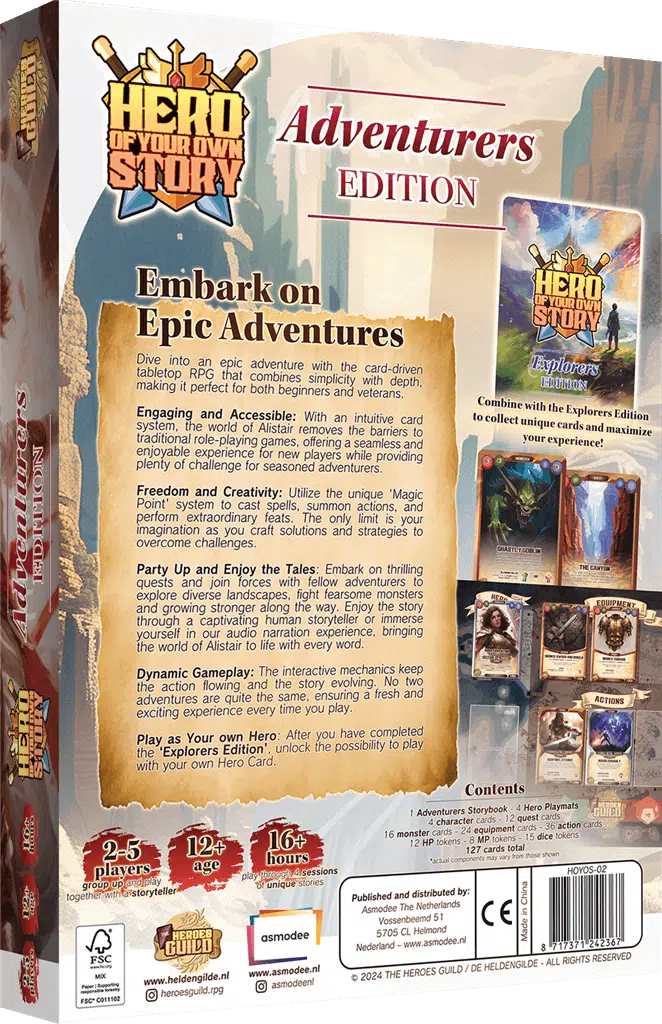 Hero of your own Story: Adventures Edition