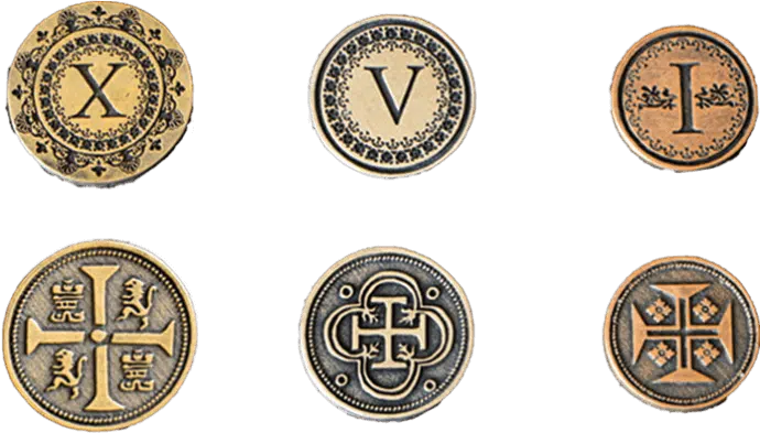 Medieval coin set - Legendary Metal Coins