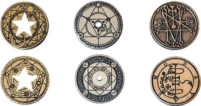 Wizard coin set - Legendary Metal Coins