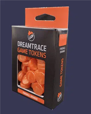 Fireball Orange - Dreamtrace Gaming Tokens