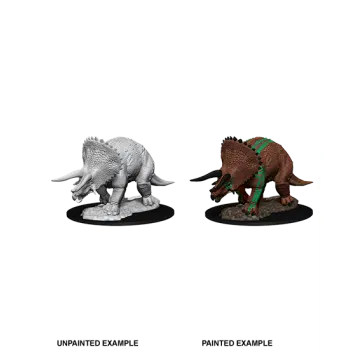 Triceratops - Unpainted D&D Miniatures