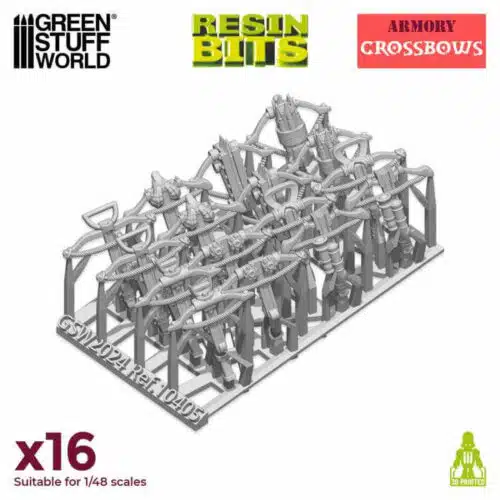 16 Dwarf Crossbows - Unpainted Miniatures