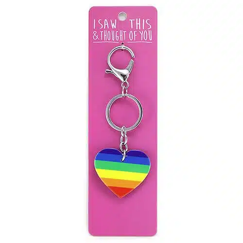 Rainbow Heart - Sleutelhanger