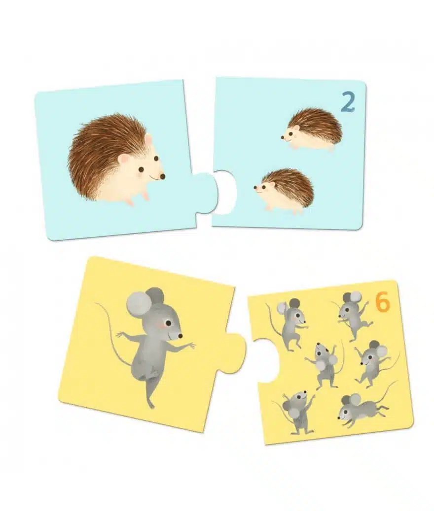 Puzzle Duo - Baby Dieren - 12 puzzels