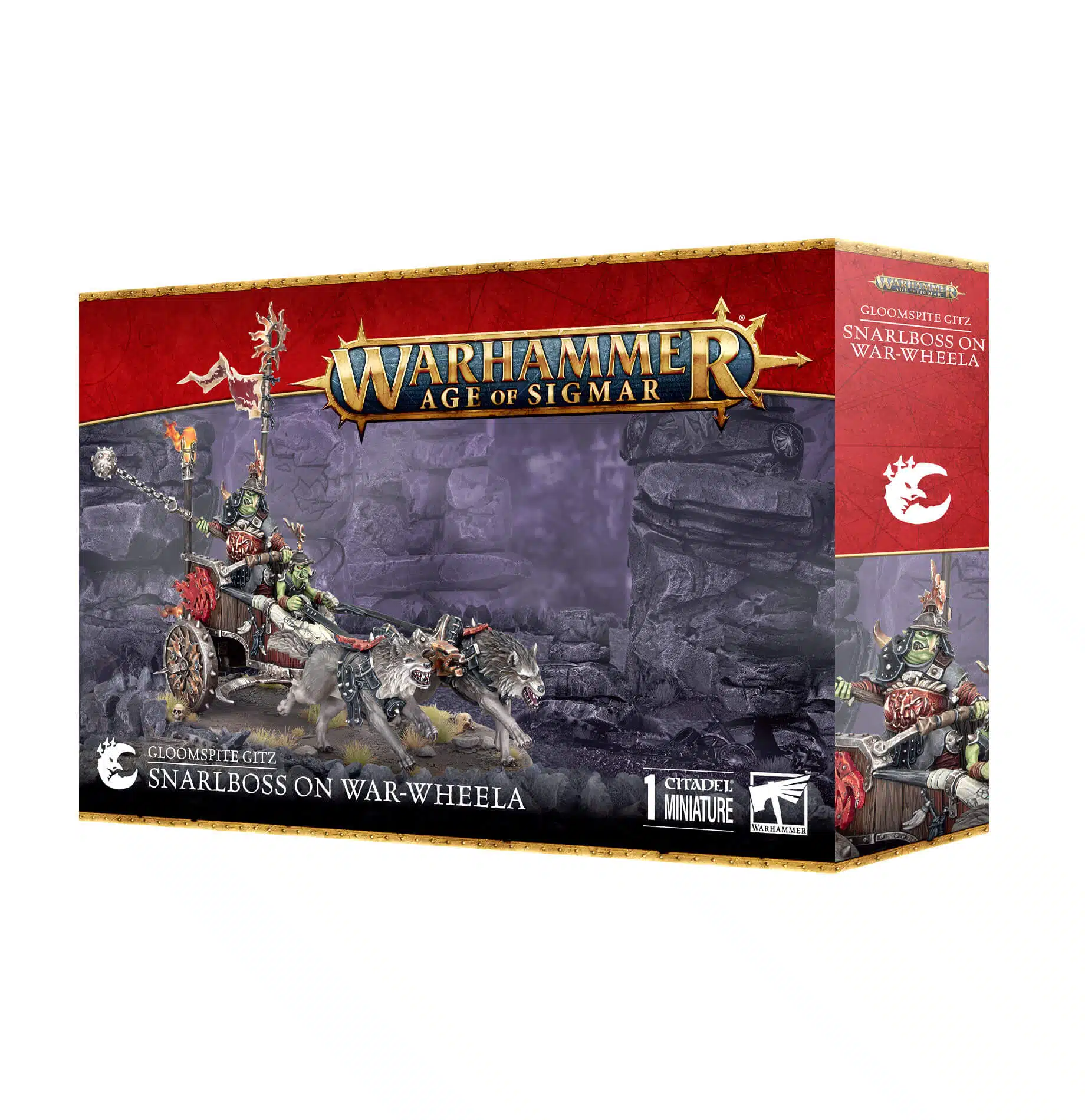 Snarlboss on War-Wheela - Gloomspite Gitz