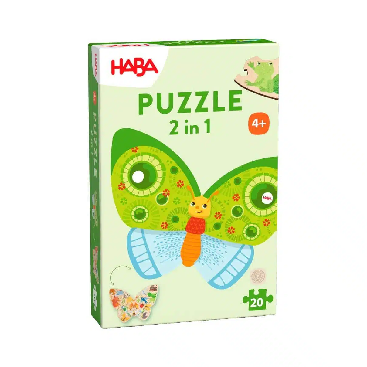 Vlinder - 2 in 1 Puzzel