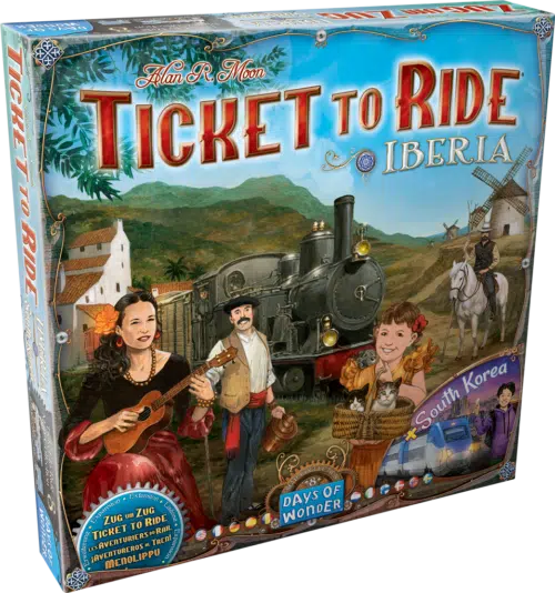 Iberia + South Korea - Ticket to Ride uitbreiding