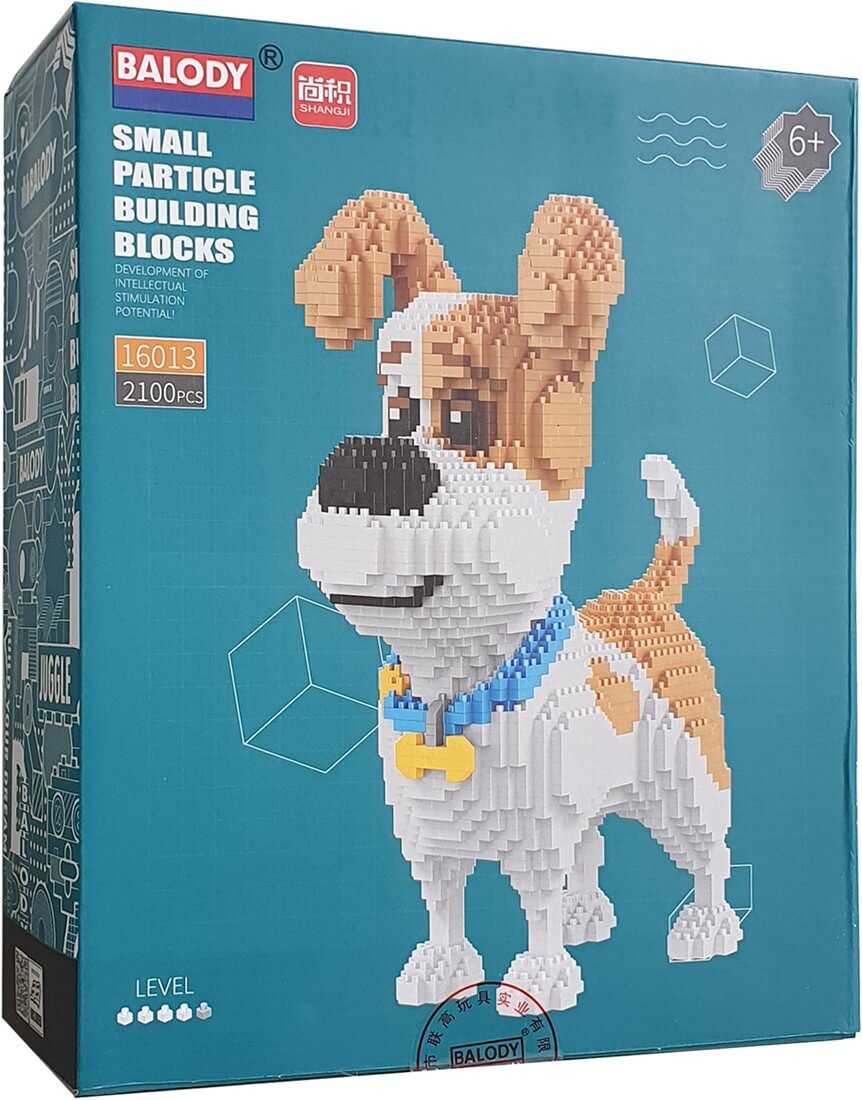 Jack Russel (staand) - NanoBlocks