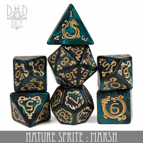 Nature Sprite: Marsh - Dice set - 7 stuks