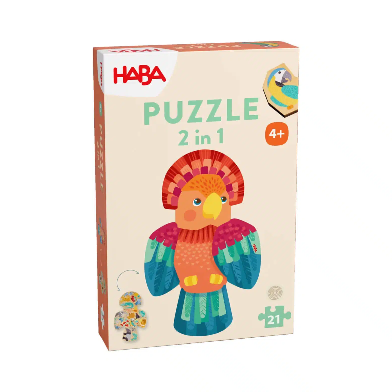 Papagaai - 2 in 1 Puzzel