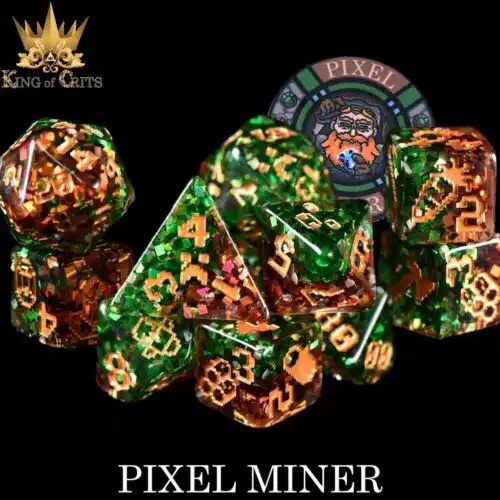 Pixel Miner - Dice set - 11 stuks