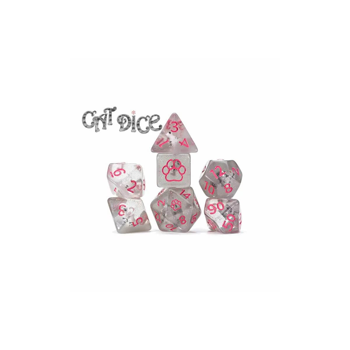 Cat Dice - 7 stuks