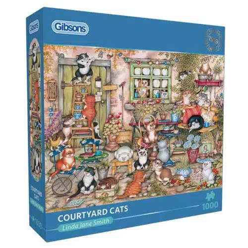 Courtyard Cats - 1000 stukken puzzel