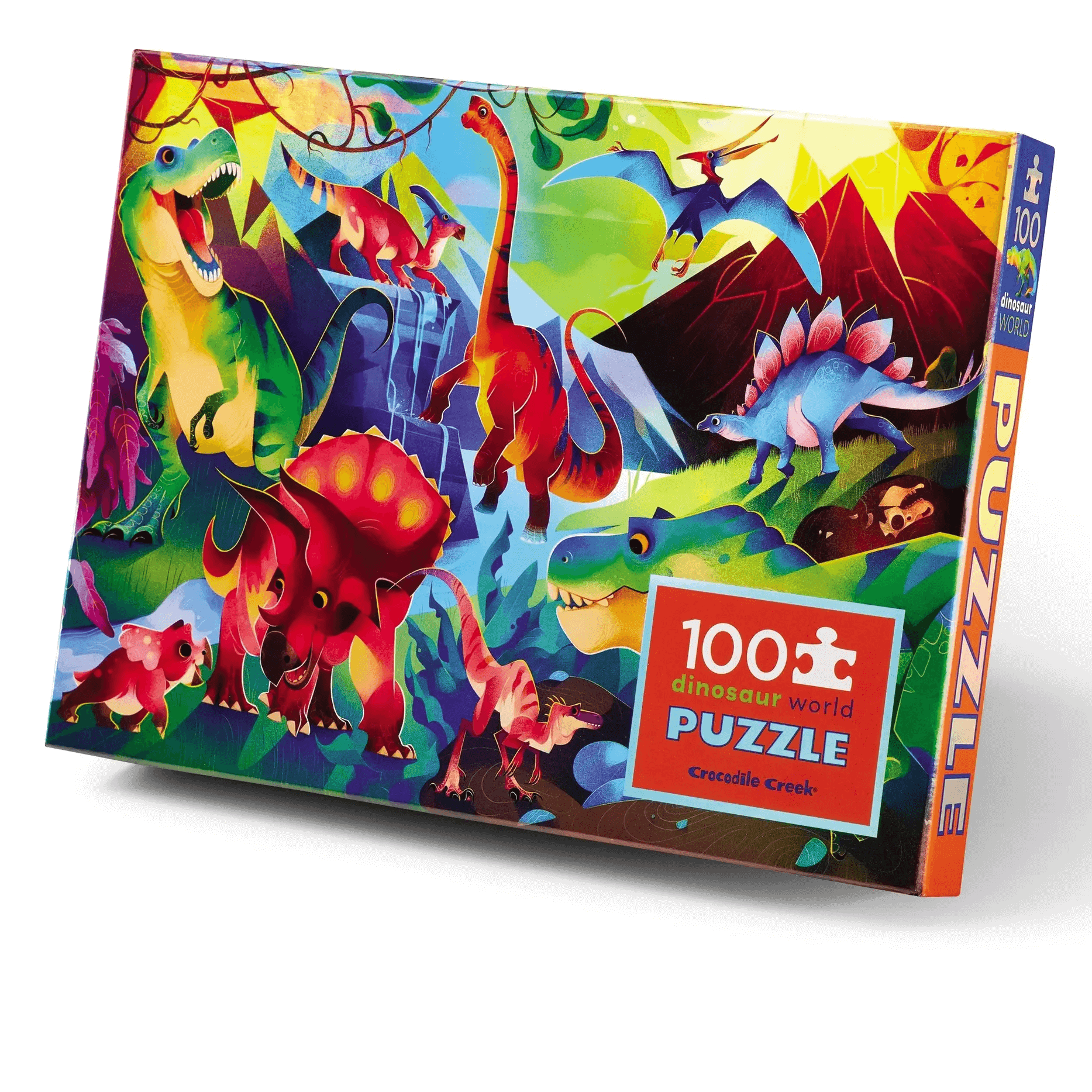 Dinosaur World - Holographic Puzzle - 100 stukken